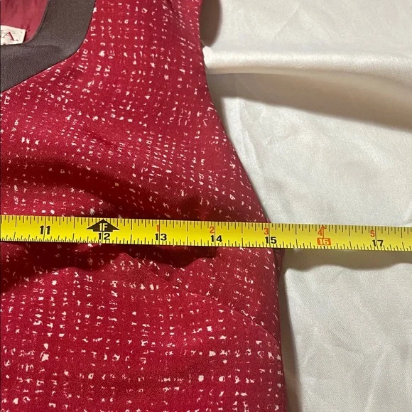 Merona Red and Gray Sleeveless Dress - Picture 11 of 16